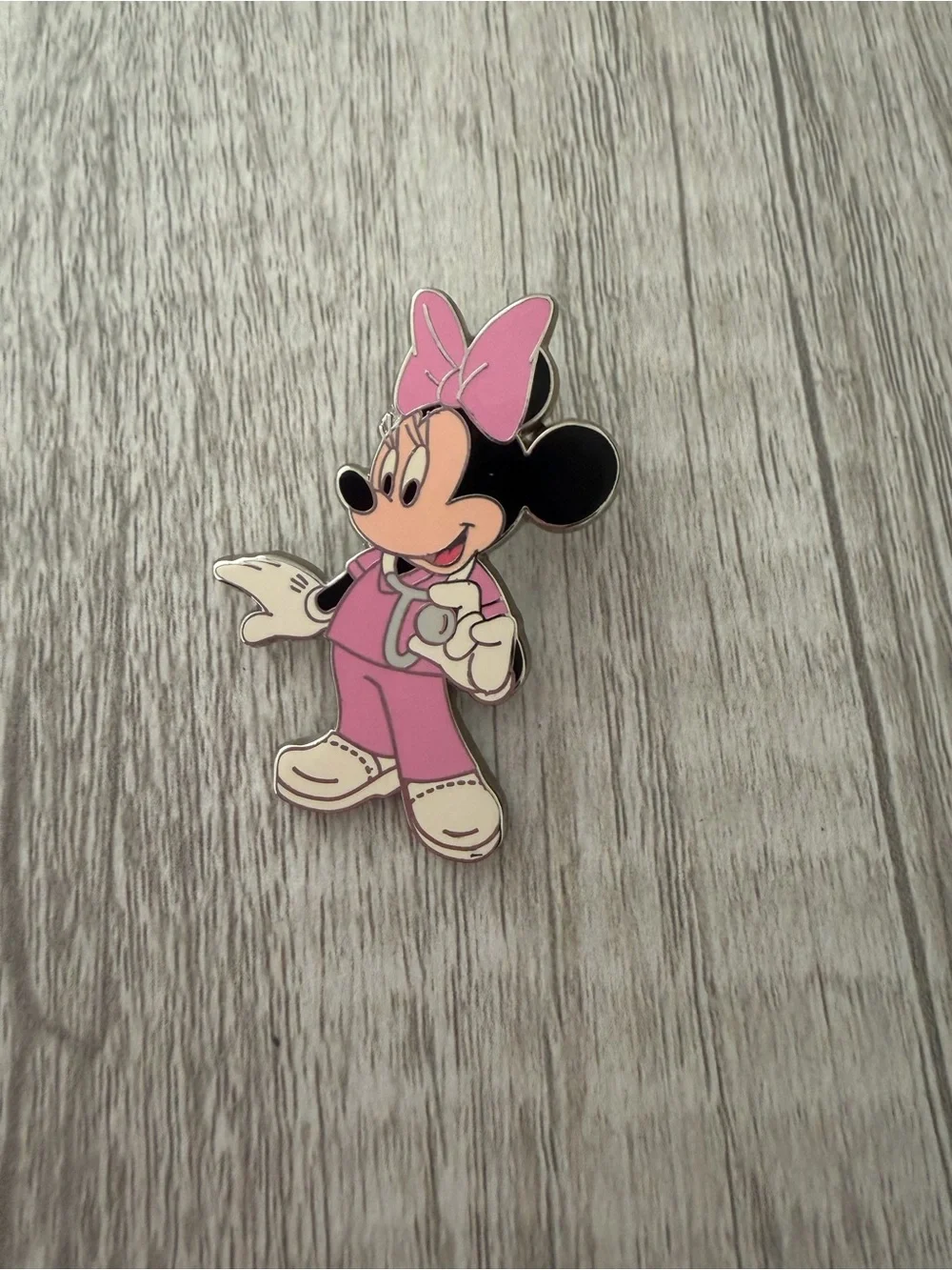 Disney Minnie Mouse Pink Enamel Pin - Girls Accessory